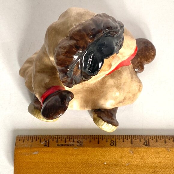 1982 Dinah Inuit Eskimo Figurine C Alan Johnson Hand-Painted 4x4.25x3in Ceramic - Picture 10 of 12